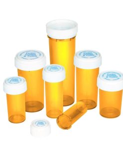 Amber Reversible Cap Vials