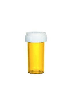Amber Reversible Cap Vials 13 Dram