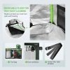 mylar hydroponic grow tent with observation window and floor tray for indoor plant growing 10