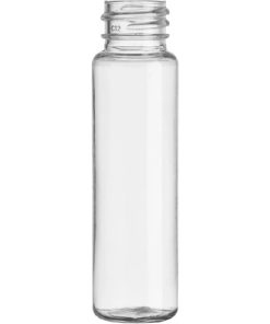 1 oz. Clear PET Plastic Cylinder Bottle, 20mm 20-410