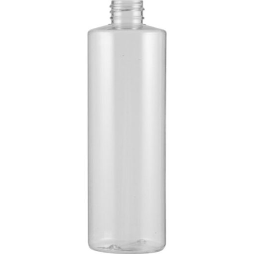 16 oz. Clear PVC Plastic Cylinder Bottle, 28mm 28-410