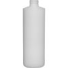 16 oz. Natural HDPE Plastic Cylinder Bottle, 28mm 28-410