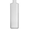 16 oz. Natural LDPE Plastic Cylinder Bottle, 28mm 28-410