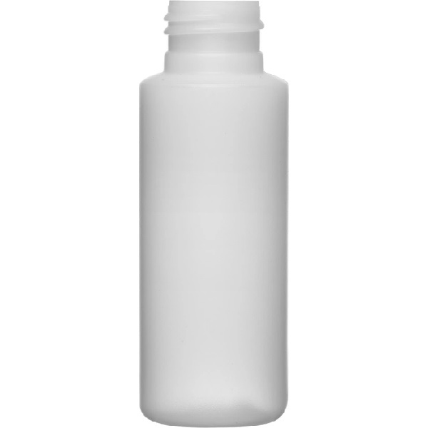 2 oz. Natural HDPE Plastic Cylinder Bottle, 24mm 24-410 - 900 Bottles / Case 1 2 oz. Natural HDPE Plastic Cylinder Bottle, 24mm 24-410