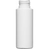 2 oz. Natural HDPE Plastic Cylinder Bottle, 20mm 20-410