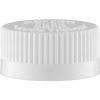 28mm 28-400 White Child Resistant Cap (PDT) w/Foam Liner (3-ply)