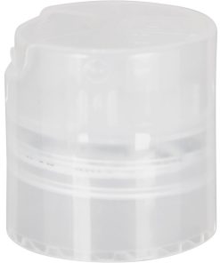 28mm 28-410 Natural Smooth Disc Top Cap w/Pressure Sensitive Liner