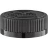 38mm 38-400 Black Child Resistant Cap (Pictorial) w/Foam Liner (3-ply)