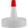 38mm 38-400 Natural Spout Cap with Red Sealer Tip