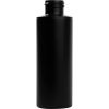 4 oz Black HDPE Plastic Cylinder Bottle 24mm 24-410
