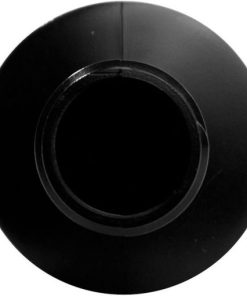 4 oz Black HDPE Plastic Cylinder Bottle 24mm 24-410