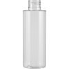 4 oz. Clear PVC Plastic Cylinder Bottle, 24mm 24-410
