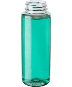 8 oz. Clear PET Plastic Freeport Cylinder Bottle, 38mm 38-400