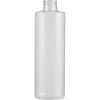 8 oz. Clear PVC Plastic Cylinder Bottle, 24mm 24-410