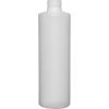 8 oz. Natural HDPE Plastic Cylinder Bottle, 24mm 24-410