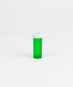 Green Push & Turn Child Resistant Vials 6 dram