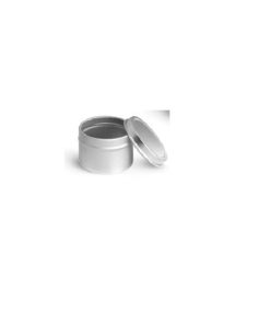 1 oz Metal Containers, Deep Metal Tins w/ Rolled Edge Covers