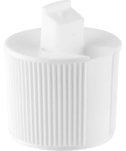 24mm 24-410 White Spouted Turret Cap
