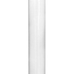 40 ml Plastic Tubes, Clear Plastic Round Tube w/ Silver Metal Screw Threaded Lined Cap