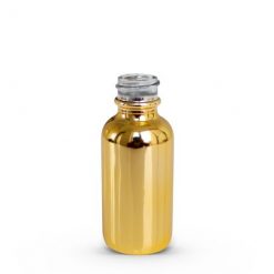 gold glass bottle 30ml 1oz 20-400