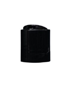 Black 24-410 PP Smooth Wall Disc Top Unlined Cap