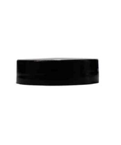 Black 38-400 PP Smooth Skirt Lid with Foam Liner