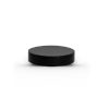 Black 48-400 PP Smooth Skirt Lid with Foam Liner