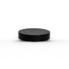 Black 53-400 PP Smooth Skirt Lid with Foam Liner