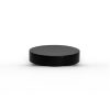 Black 53-400 PP Smooth Skirt Lid with Foam Liner