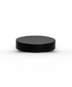 Black 53-400 PP Smooth Skirt Lid with Foam Liner