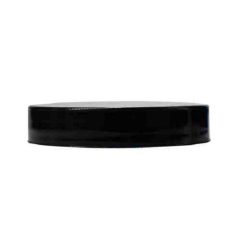 Black 58-400 PP Smooth Skirt Lid with Foam Liner