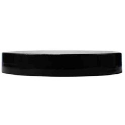 Black 89-400 PP Smooth Skirt Lid with Foam Liner