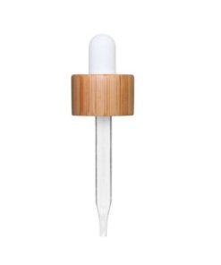 1 oz Bamboo Wood Glass Dropper (20-400)