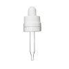 10 ml White Child Resistant with Tamper Evident Seal Glass Dropper