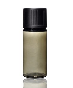 100 ml PET Signature Wolf Bottle with Black Flat Cap and Pre-Inserted Tip