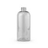 16 oz PET Clear Boston Round Bottle with 28-410 Neck Finish