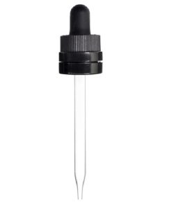 2 oz Child Resistant with Tamper Evident Seal Glass Dropper (18-400)