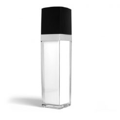 50 ml Square Acrylic Treatment Pump Bottle with Black Cap