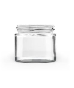 60g 50-400 Clear Glass Straight-Sided Round Jar