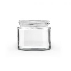 60g 50-400 Clear Glass Straight-Sided Round Jar