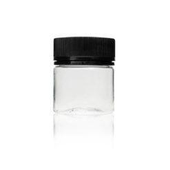 Clear PET Round Jar and Tamper Evident Cap