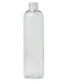 8 oz PET Clear Cosmo Bottle with 24-410 Neck Finish