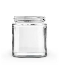 90g 50-400 Clear Glass Straight-Sided Round Jar