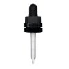 0.5 oz Black Child Resistant with Tamper Evident Seal Plastic Pipette Graduated Dropper (18-400)