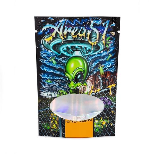 1/8oz “Area 51” Mylar Trapper Bags