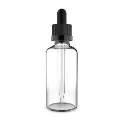 Glass Clear CR Dropper Bottles 50ml