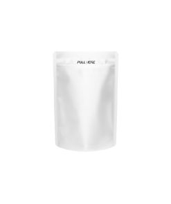 Half Ounce Matte White GRIP ‘N PULL™ Child Resistant Bag