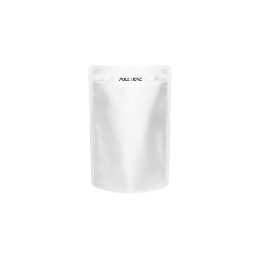 Half Ounce Matte White GRIP ‘N PULL™ Child Resistant Bag