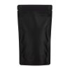 1/4oz Matte Black Child-Resistant Mylar Bags