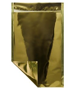 One Pound Gold Barrier Bags